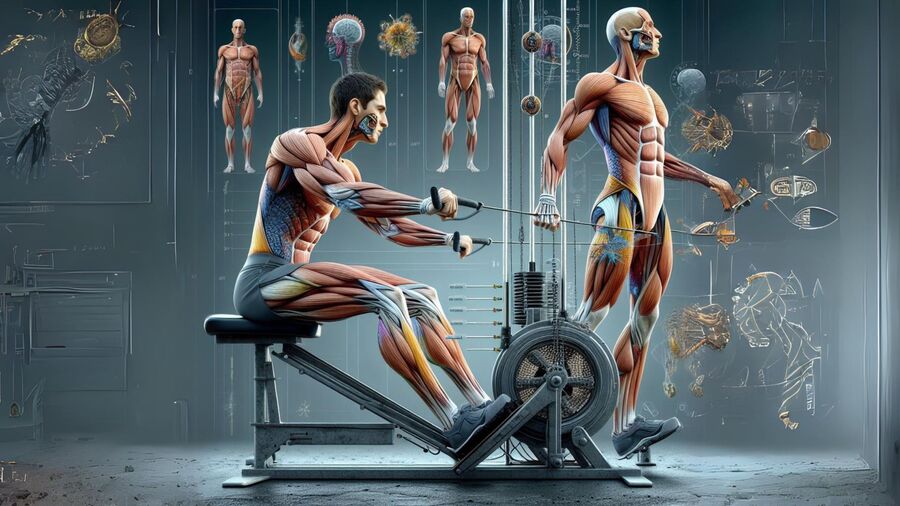 Análise Biomecânica: O Crucifixo Inverso vs Remada são exercícios que ativam diferentes grupos musculares.
